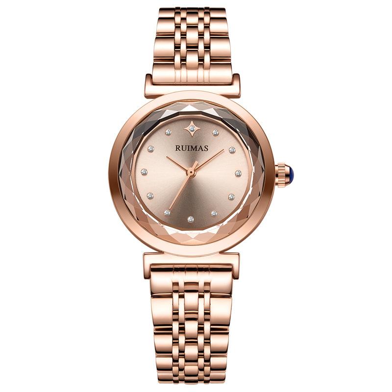 Personalized Rose Gold Watch With Fashion Trend Star Diamond Women S Watch Fashion Women S 563