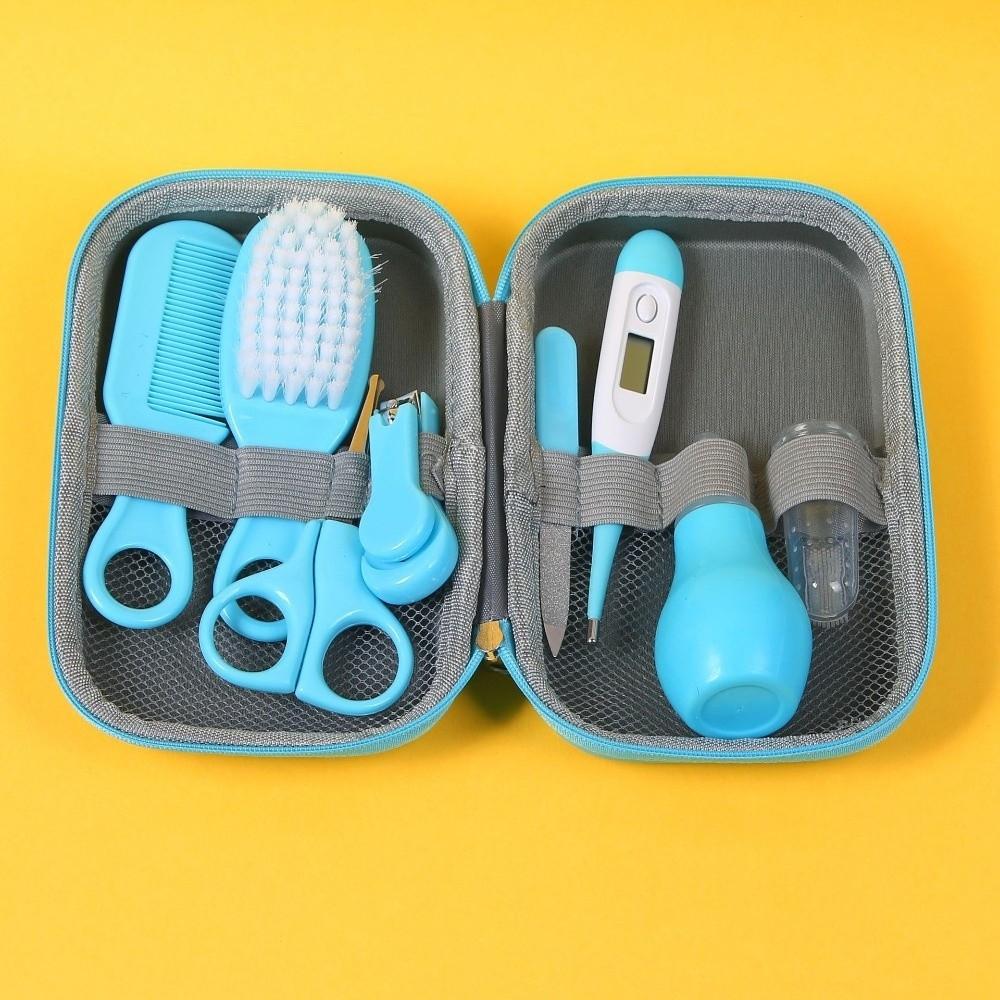 8pcs Soft Bristle Brush Baby Health Care Kit Material Safety Mother and Baby Care  Kids Health