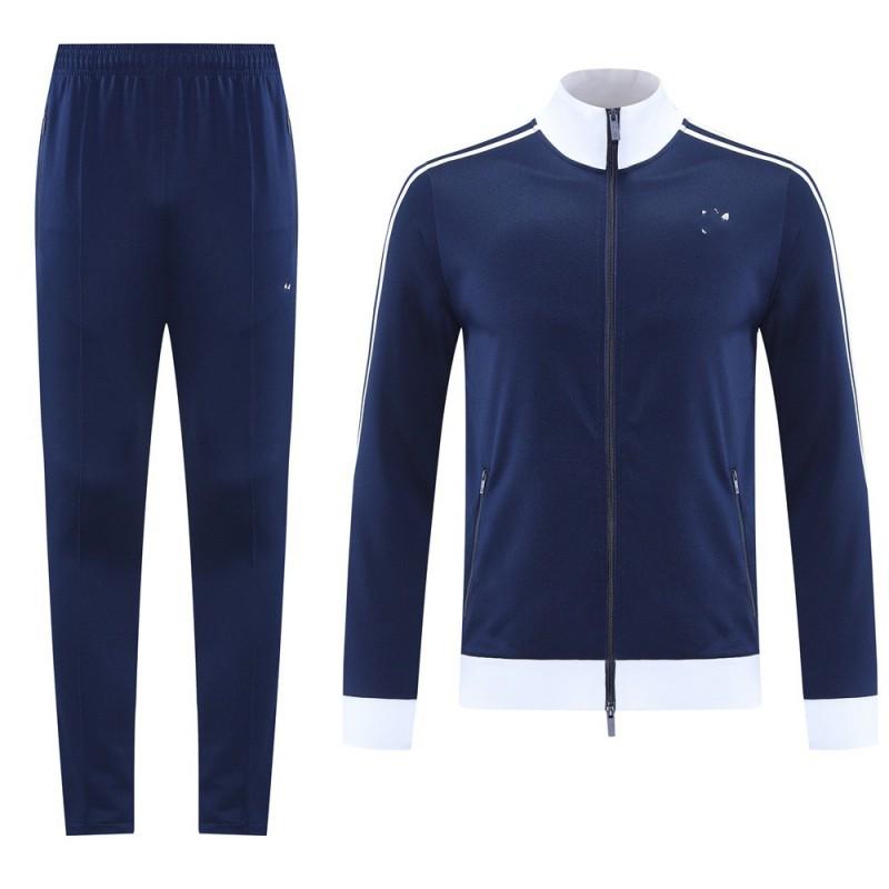 AJ Tracksuit Set Long Zip Football Training Suit No Team Men Women Sportswear