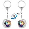 Tree of Life Double-Sided Rotating Pendant Keychain - Bag Charm & Car Ornament