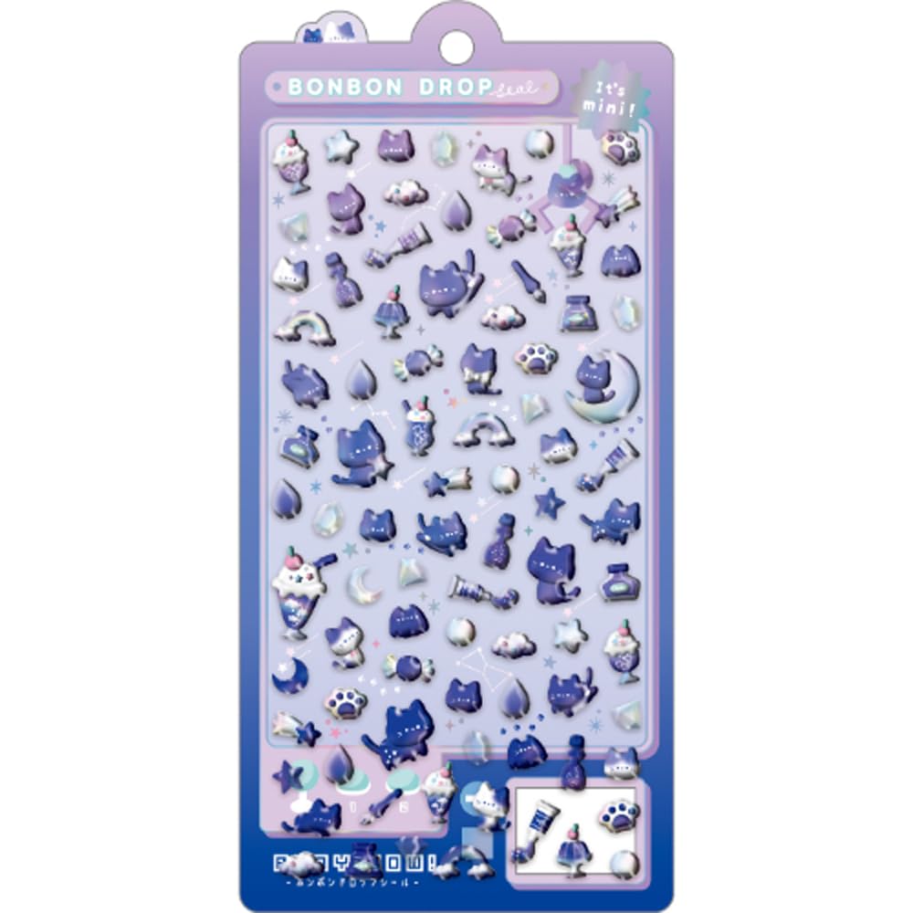 Seal Bonbon Drop Seal Mini Yoruneko Bonbon 91256 Q-Lia