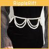 Fashion Double Layer Pearl Tassel Waist Chain For Women Summer Dress Accessories