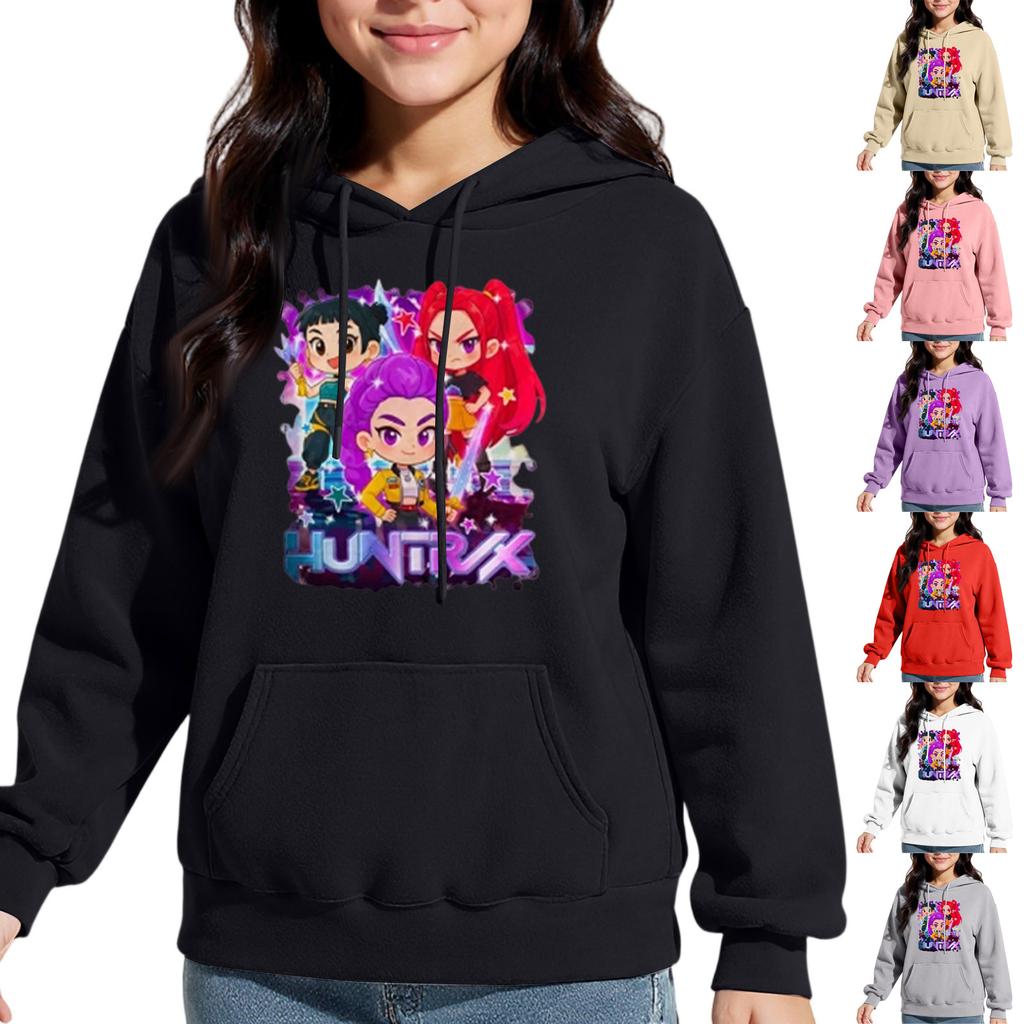 Girls Hoodies Trendy Graphic Preppy Hooded Sweatshirts