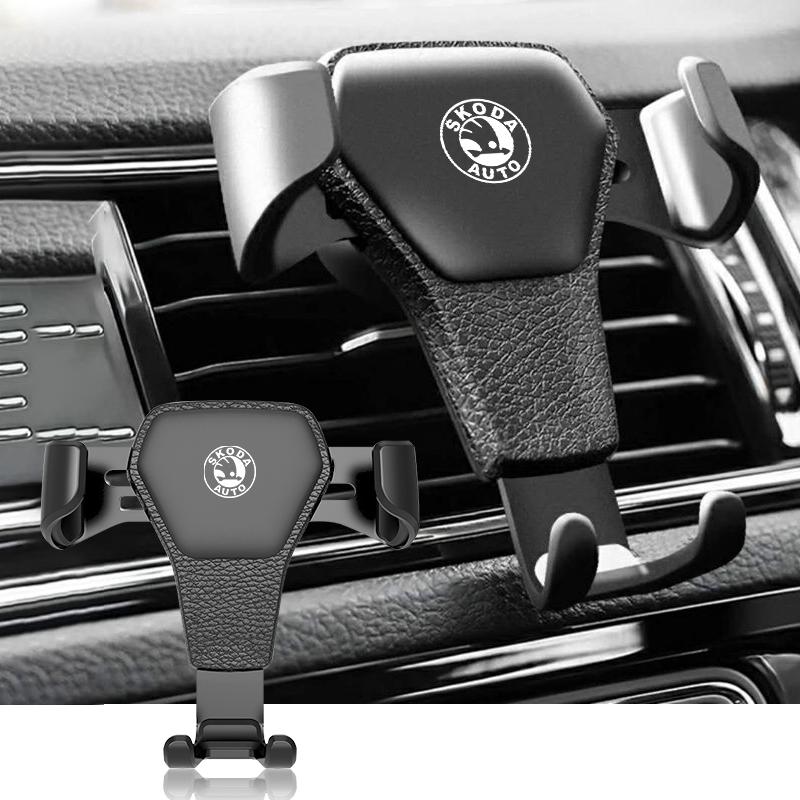 Car Specific Car Mount GPS Phone Vent Clip Installation Car Accessories for Skoda Octavia Fabia A7 Kamiq Kapoq Kodiaq Rapid SCALA Superb Yeti Derivati