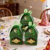 10Pcs Eid Gift Box with Ribbon Bow Candy Treats Goodies Chocolates Cookie Storage Box Festival Paper Party Favors Present Packing Box