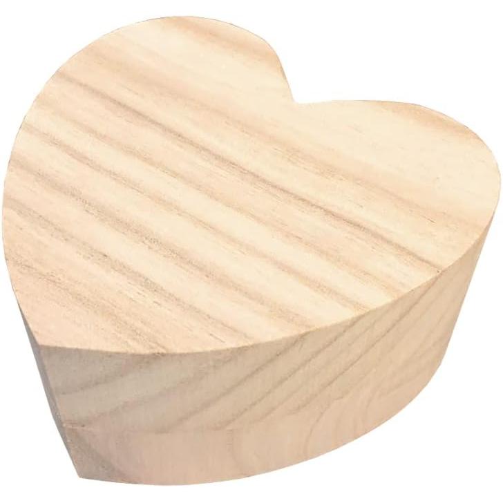 Senito Shuin Heart-shaped paulownia box Full paulownia box M (Perfect for storing and storing small accessories and parts)