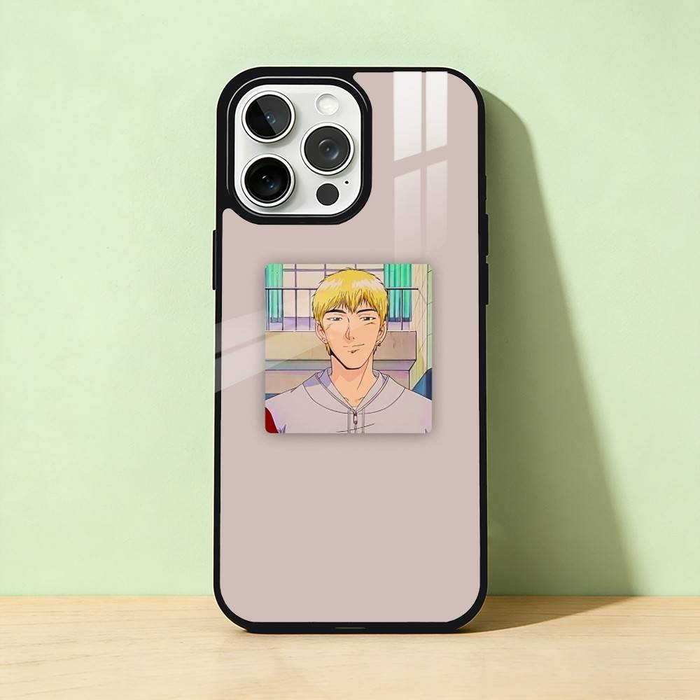 

AAA G-G reat Teacher Onizuka GTO Phone Case For iPhone 17 16 15 14 13 12 11 Pro Max Plus Silver Matte Black Cover iPhone16plus