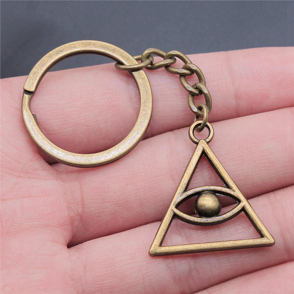 28mm Key Ring Hamsa Hand Eye Of Horus Wedding Jewelry Findings QY025