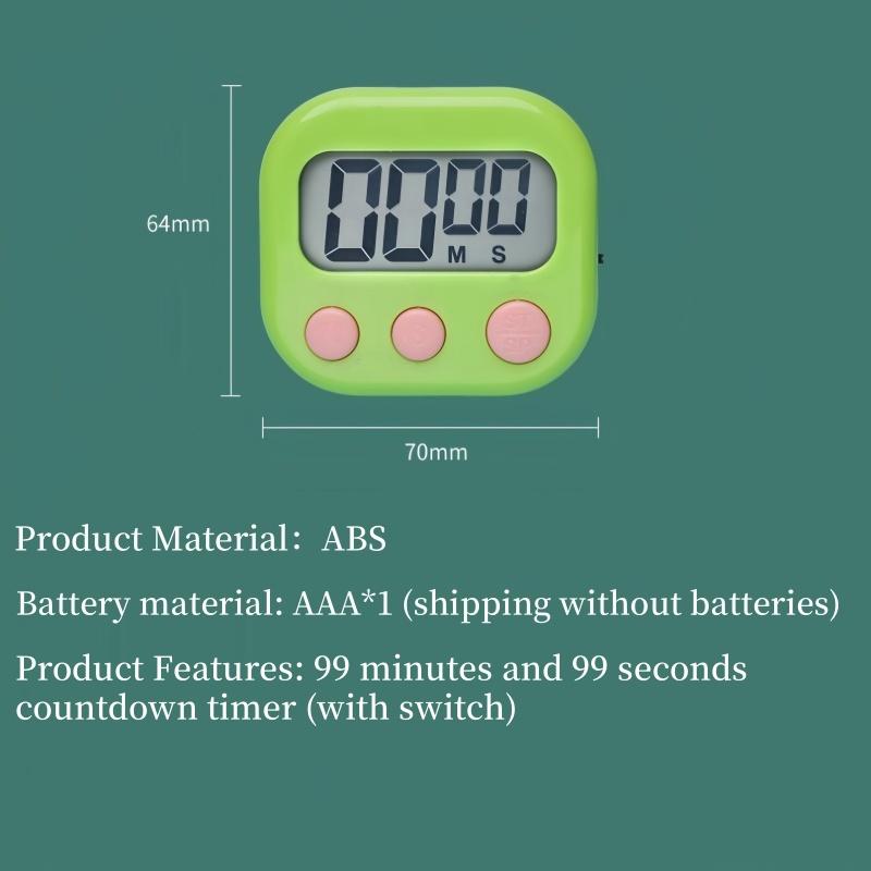 1PC Timer Digitale LCD Cucina Multifunzionale Magnetico Cottura Grande Schermo Timer Elettronico Conto alla Rovescia Accessori Cucina Casa