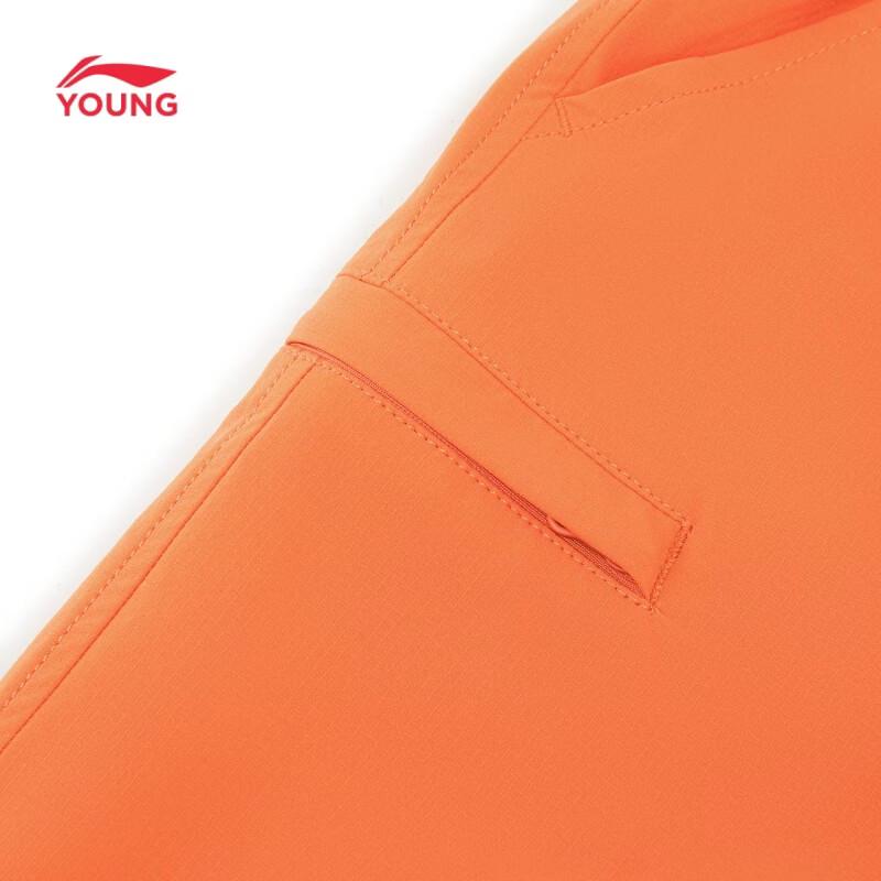LI-NING Boys' Quick-Dry Loose Fit Outdoor Woven Sport Shorts