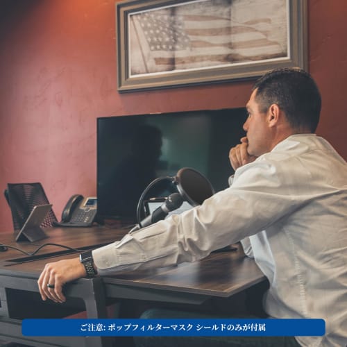 NEEWER Microphone Pop Filter Shield with 360 Flexible Soft Tube, Adjustable Clip, and Cleaning Cloth, Prevents Noise and Improves Recording Quality,