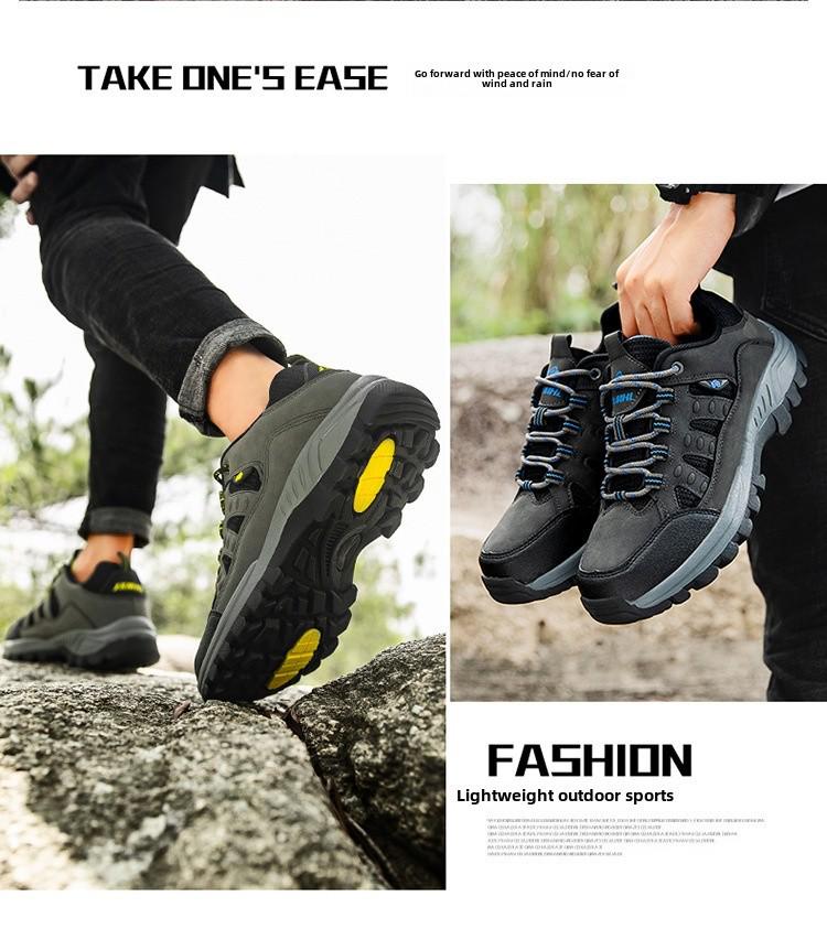 Nové venkovní turistické a horolezecké boty: Pohodlná, prodyšná, ležérní sportovní obuv pro páry