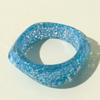 Accessories, exaggerated round resin glitter bracelets, transparent bracelets wholesale