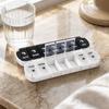 Weekly Pharmaceuticals Planner Portable Foldable Pill Organizer DustResistant for Home, Work