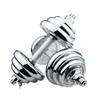 WEZHO Adjustable Electroplated Dumbbell Set