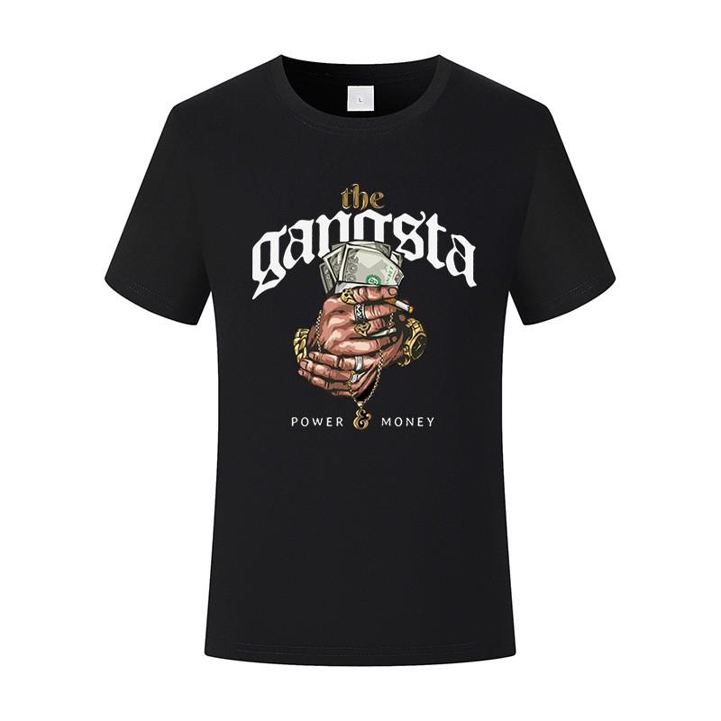 Herren bedrucktes Jugend reines Baumwoll Paar Kurzarm T-Shirt Sommer Bequem und atmungsaktiv Rundhals Kleidung