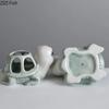 Creative Cartoon Turtle Ceramic Vase Plant Pots Table Decoration Flowers Arrangement Painted Turtle Vase Room Aesthetic Decor