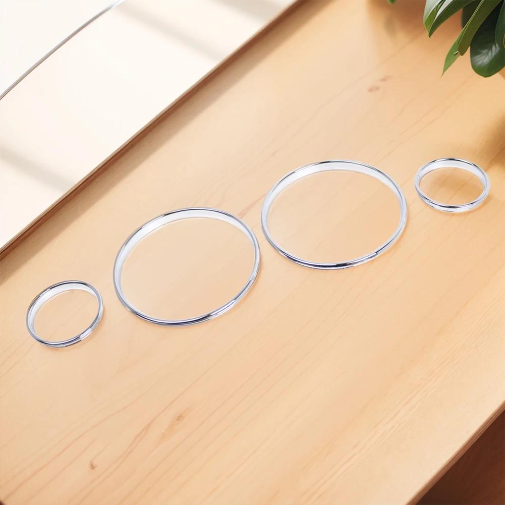 Chrome Dashboard Dial Gauge Rings Bezel Trim Gauge Cluster Dashboard Rings Bezel for BMW 5 Series E39 7 Series E38 X5 E53