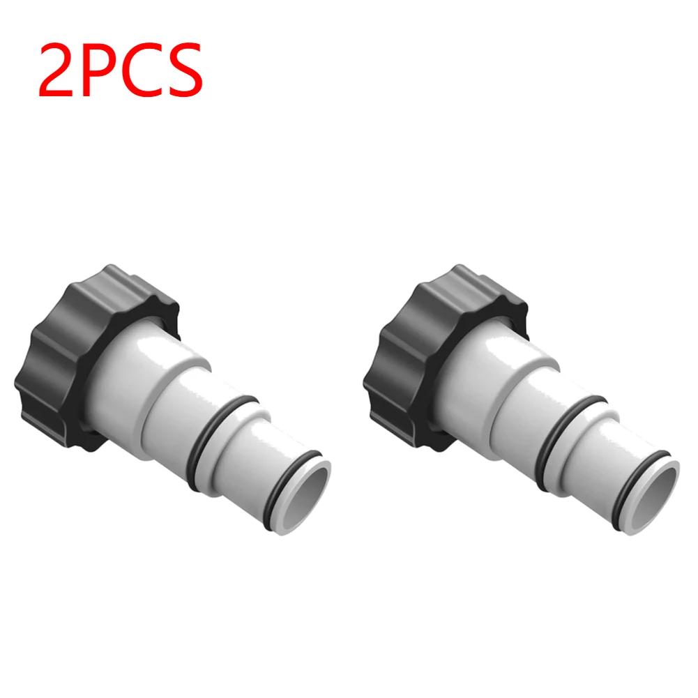 

Replacement Pool Hose Adapter with Collar for Threaded Connection Pumps Pool Hose Adapter for Intex 4000 2500 2000 1500 ARU