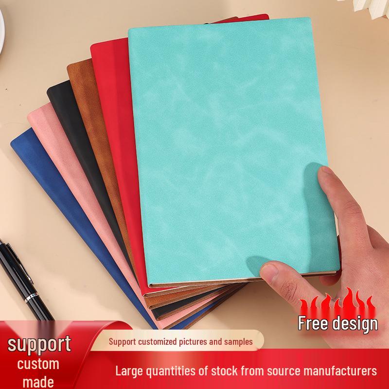 A5 PU Leather Business Office Notebook with Daolin Paper