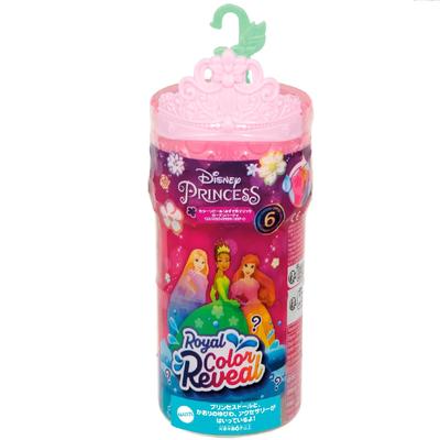 Mattel Disney Princess Color Water Magic Garden Party Collection 3 Mini Doll Accessory 6 and Reveal (Surprise Doll) [Surprise Pack] [Dress-Up Doll]