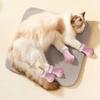 4PCS Silicone Cat Claw Protector Waterproof Pet Bath Wash Boots Cat Paw Nail Cover Home Use