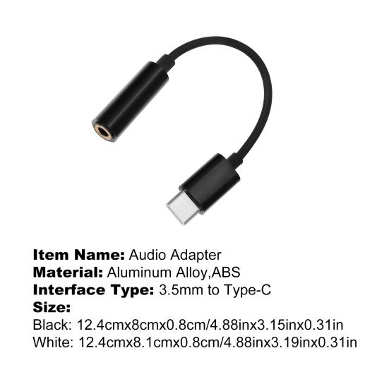 Audio Adapter Multifunctional Jack Adapter Cable Easy-using ABS for Cellphone