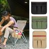 Armchair Armrest Organizer with 4 Pocket Storage for Camping 3 Colors