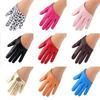 New Women's Bow Rivet Half-Finger Performance Gloves for Nightclub Dance Stage