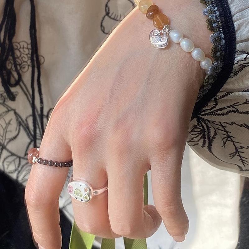 Colorful Inlaid Zirconia Ultra Sparkling Adjustable Ring For Women With Unique Design Fashion