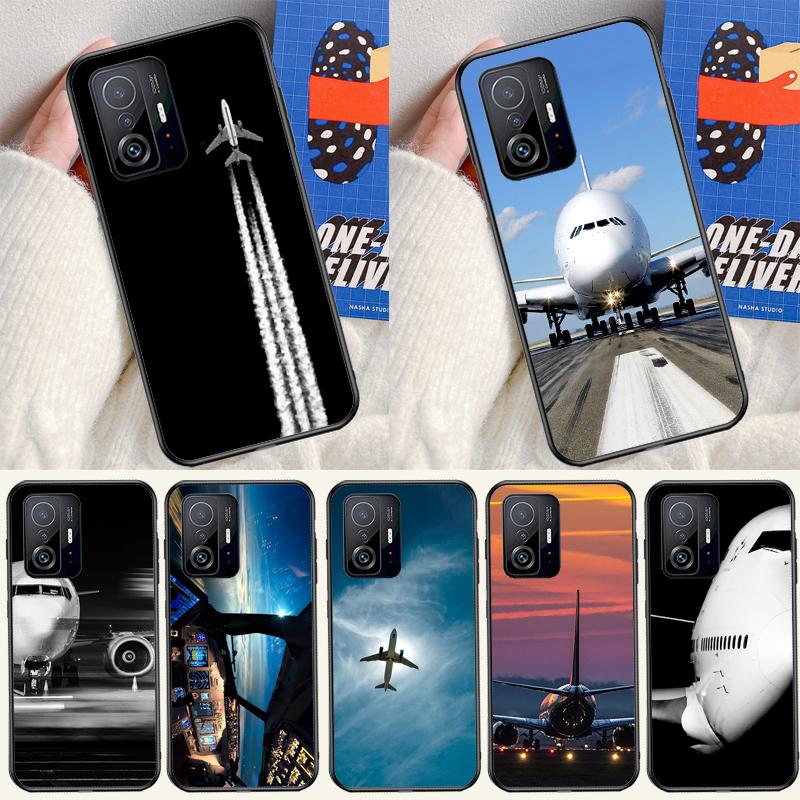 Aircraft Airplane Fly Travel Cover For Xiaomi 14 13 Ultra 11T 12T 13T 14T Pro POCO X7 Pro X3 X5 F3 F5 F6 M6 X6 Pro Case