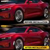 Clear Front LED Rear Fender Side Lights For Chevrolet Marker Camaro 2016-