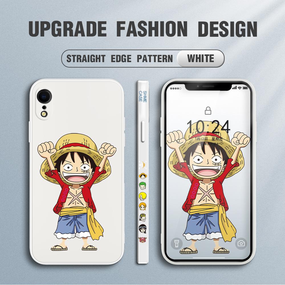 Populární pouzdro na telefon Anime Luffy pro Xiaomi Redmi POCO Mi 11 Lite 5G Note10 Pro Soft Full Protection Square Tekutý silikonový zadní kryt na mobil