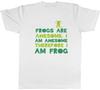 Frogs Are Awesome Mens TShirt I Am Awesome Therefore I Am Frog Tee Gift