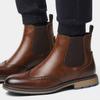 Chelsea Boots Men 2026 Comfortable Brand Fashion Leather Boots