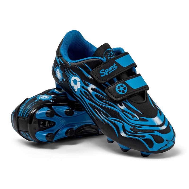 Children's Football Shoes AG Long Nails TF Broken Nails Student Campus Game Training Football Shoes Middle and Old Children's Velcro Sneakers