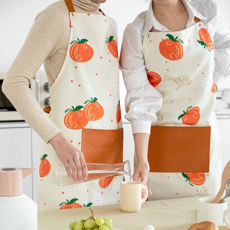 Clearance, Apron, Home Kitchen, Good Luck, Waterproof Creative Women'S Overalls, Cute Cooking, Restaurant Waist