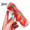 Stress Relief Clear Stick Toy Shapeable Fruit Bar Squeeze Toy No Rebound Soft Stretchy Fidget Strip for Relaxation