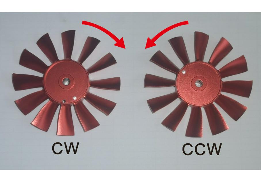 120mm All-Metal JP Ducted Fan: Forward/Reverse 12-Blade EDF Turbojet for 12S Fighter Power.