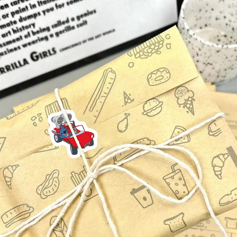 Kawaii Stitch Roll Stickers 500Pcs Per Roll Cute Decorative Stickers For Journal Diary Planner Craft