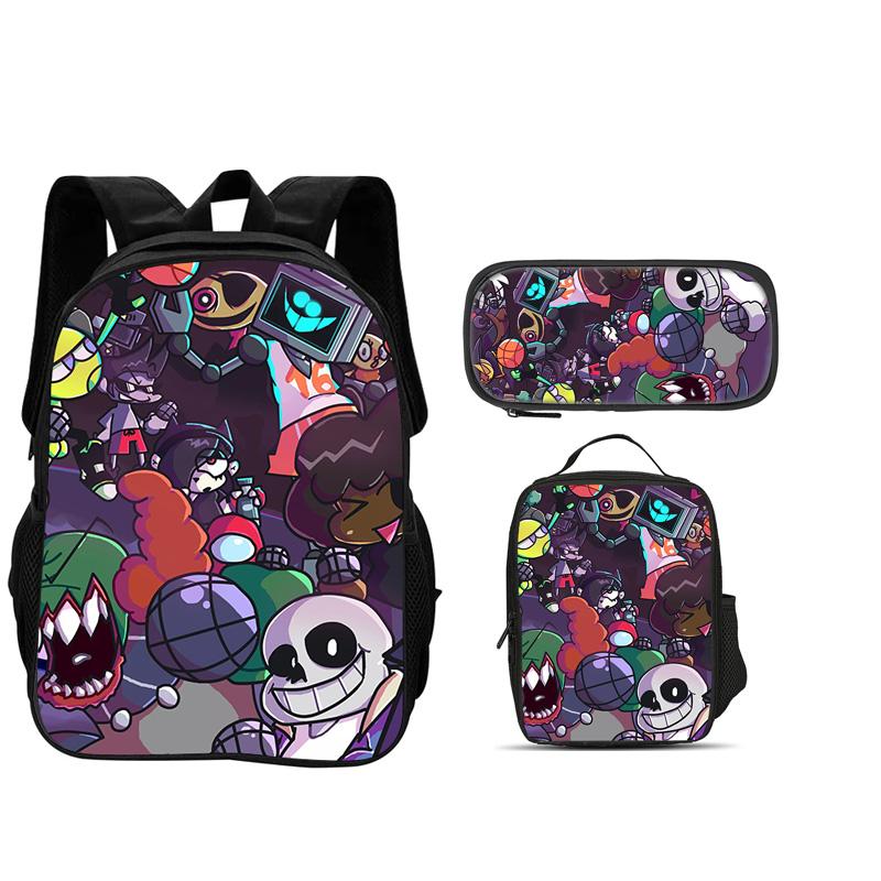 Fundamental Round Front Carrier Rucksack Versatile Style Trend Animated Boys Plus Girls School Birthday Best Gift