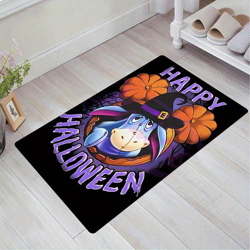 

1pc Winnie The Pooh Halloweenh Pattern Area Rug Soft Flannel Floor Mat for Living Room,Office,Bedroom and Carpet,Sofa Coffee Table Floor Mat 60cm by 90cm