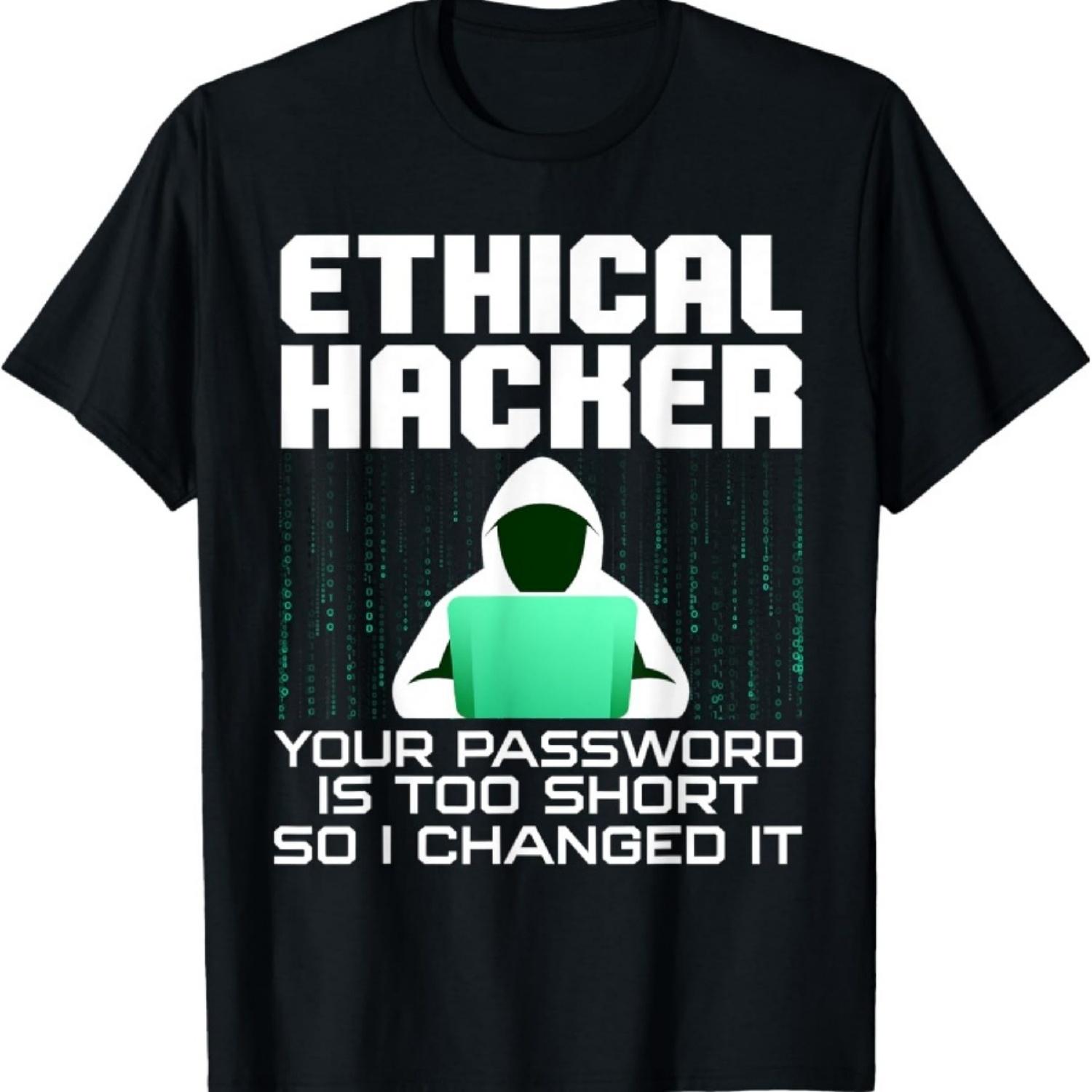 

Funny Hacker Art For Men Women Hacking Lover Computer Nerd T-Shirt XXXXXL чорний