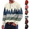 Men's Christmas Print Sweater for Holiday Party and Winter Wear