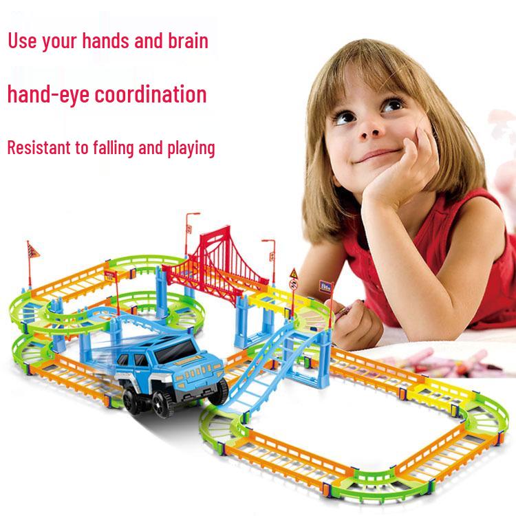 Street Stall Electric Track Car - High-Speed Educational Science Toy