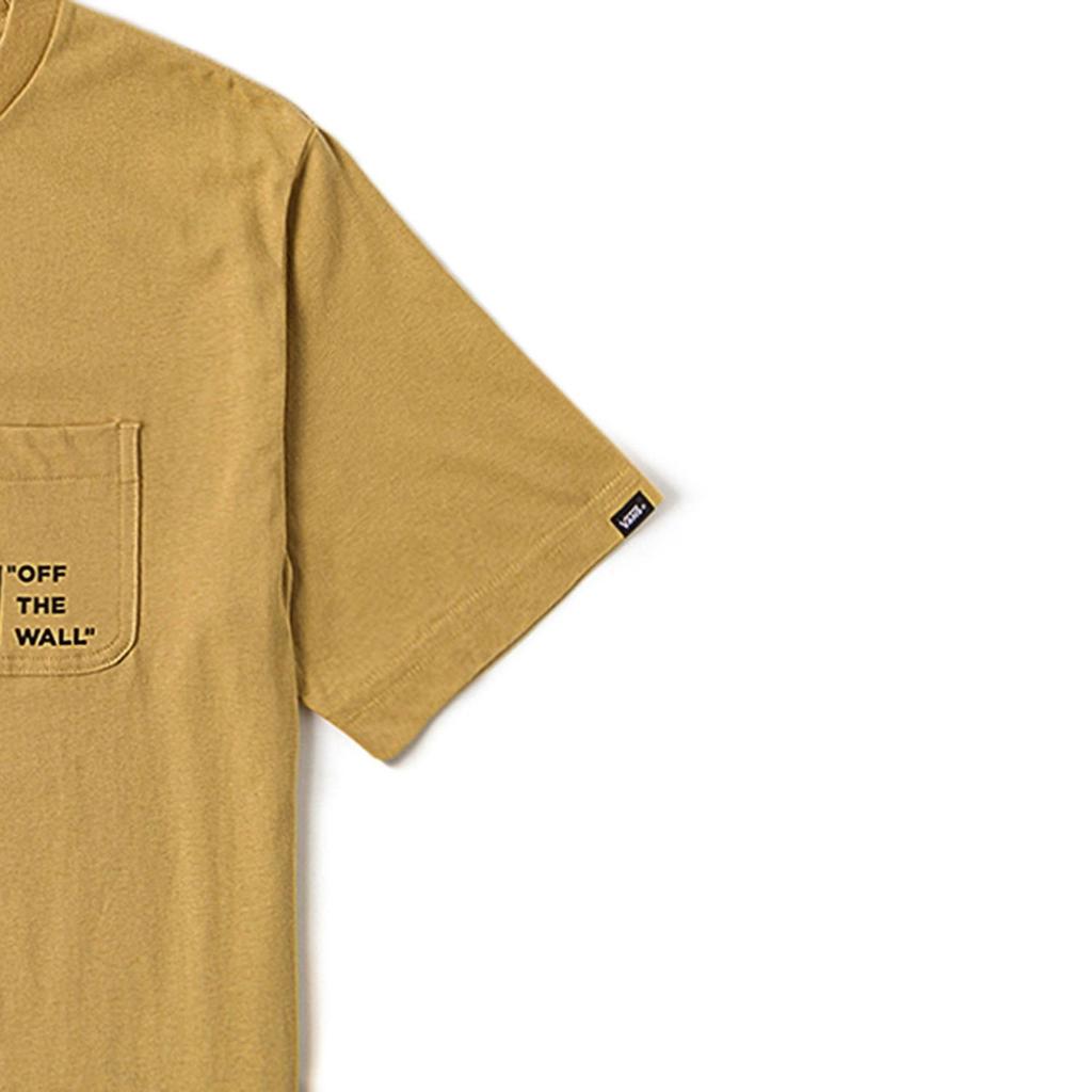 Vans Short Sleeve Casual Comfortable Moisture Wicking T-Shirt Unisex Tops Yellow VN000GQ65QJ