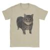 Men Women Spinning Cat Meme T Shirt Funny Brainrot Cotton Tops Fashion Short Sleeve Round Neck Tees T-Shirts
