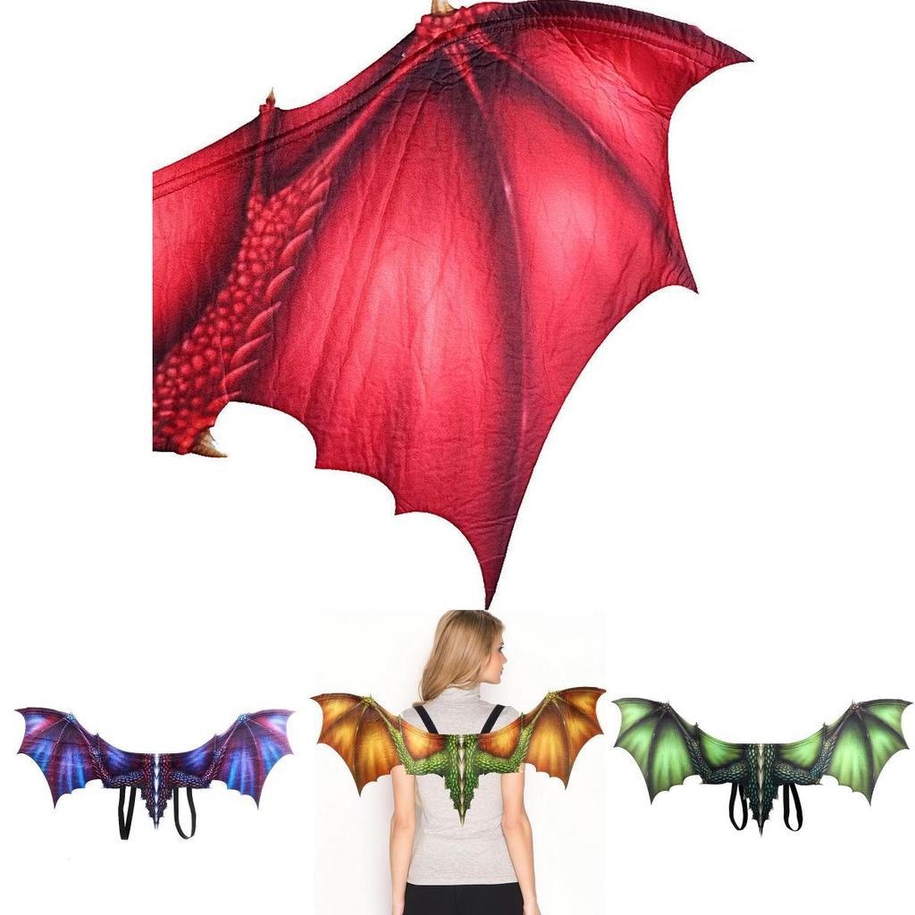 Vivid Non-woven Dragon Wings Cosplay Props For Halloween Parties And Role Play