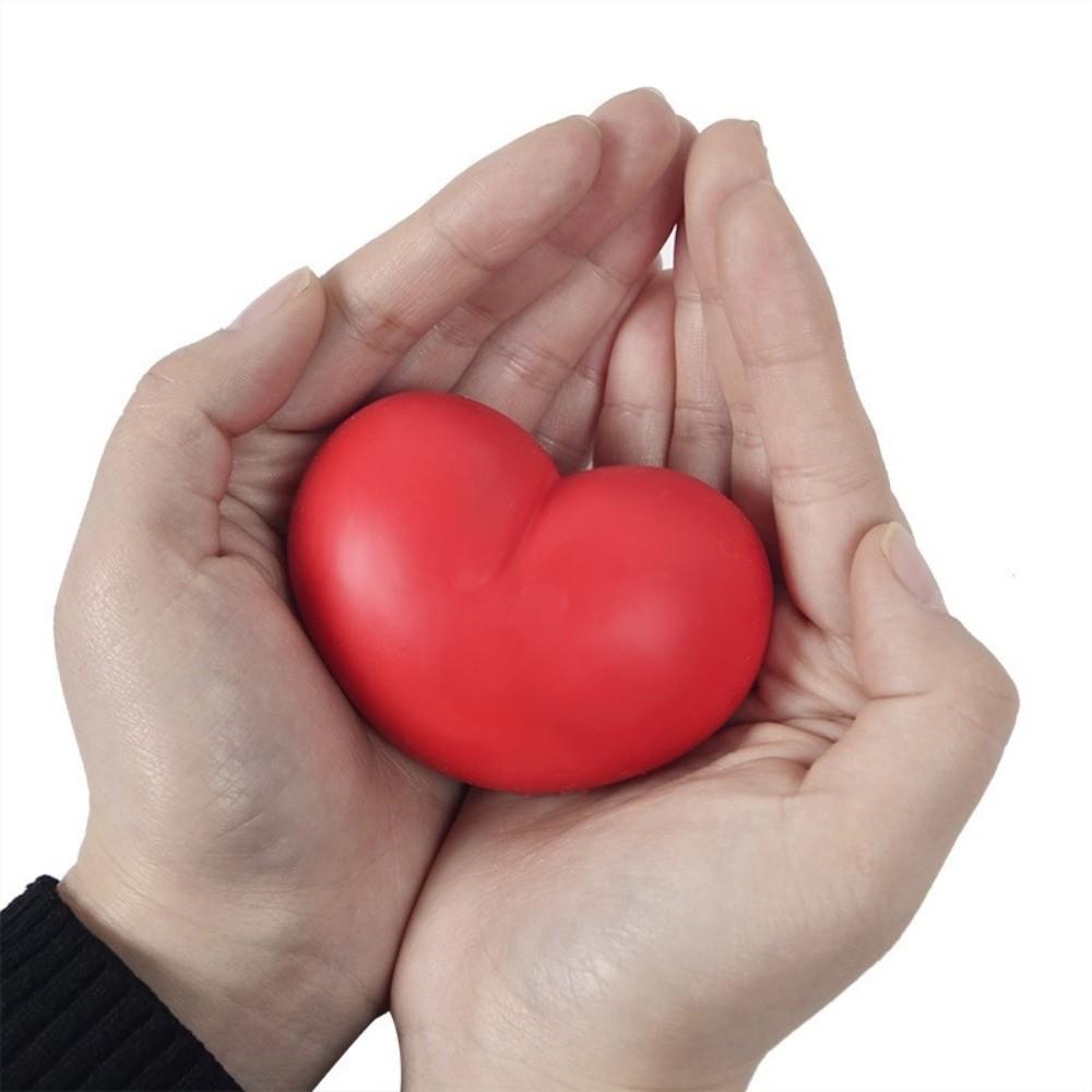 Funny Love Shape Squeeze Stress Toy Soft Decompression Plaything for Desk Ornament