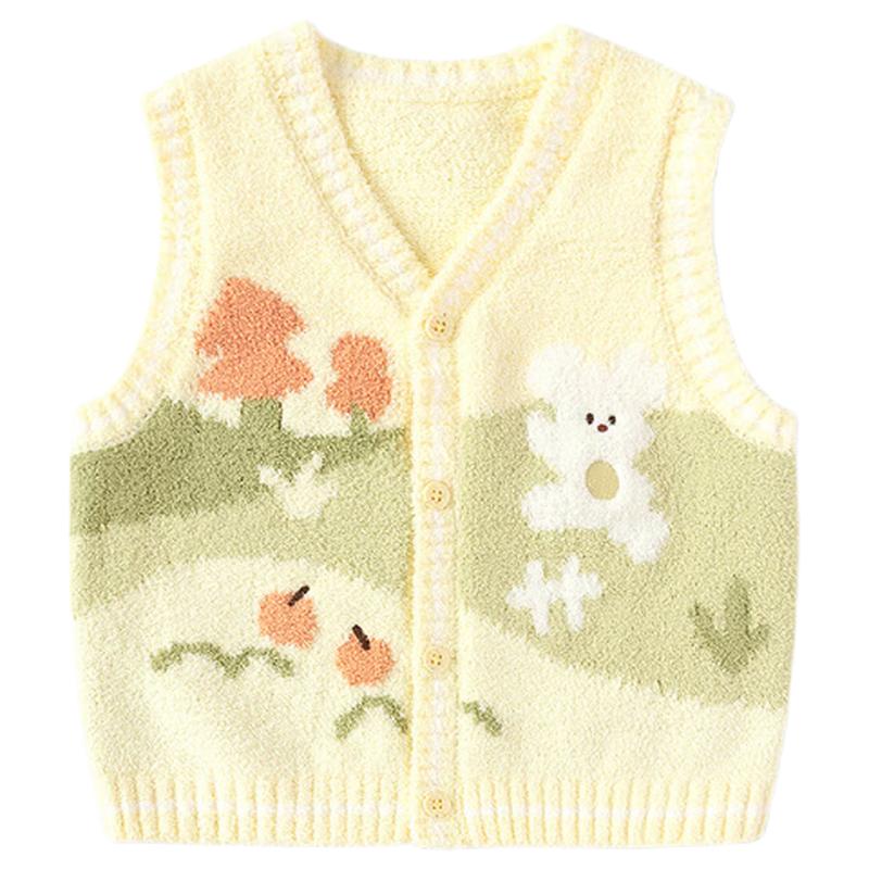 Balabala Kids  Knitted Fleece Vest 100